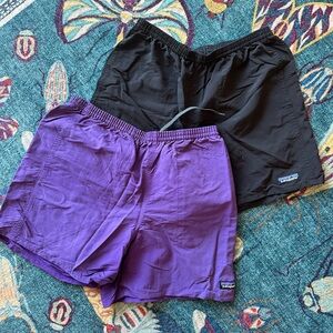 2 PAIR! Men’s M Patagonia baggies shorts 5” inseam